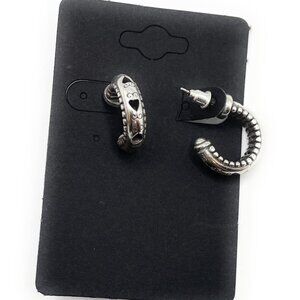 Brighton Shot Thru the Heart Hoop Earrings - 6603